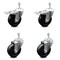 Service Caster 4 Inch Soft Rubber Wheel Swivel 10mm Stem Caster Total Lock Brake SCC, 2PK SCC-TSTTL20S414-SRS-M1015-2-S-2 - alternate 2